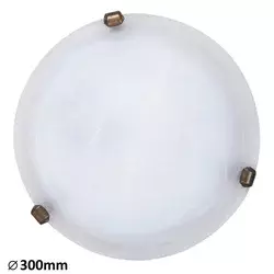 RABALUX Plafonjera alabastro bela