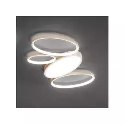 Ondaluce - LED prigušiva stropna lampa RICE LED/34W/230V 45x80 cm zlatna