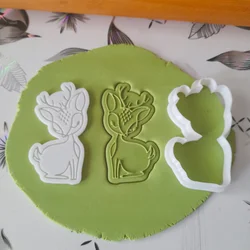 KREATIVNI SLATKIŠI Modla za kolače i ukrase Irvas, 10 cm, Bela
