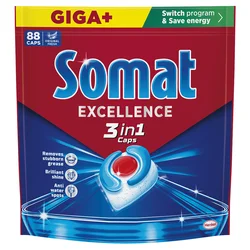Somat 3in1 kapsule za strojno pomivanje posode, 88 pranj