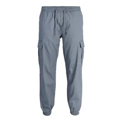 JACK & JONES Kargo hlače JPSTKane Dylan bazaltno siva