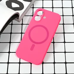 Maska za iPhone 17 63 Magsafe Pure color pink
