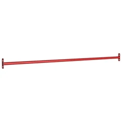 Prečka za prevrtanje 125 cm čelična crvena