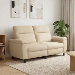 Vidaxl Kavč Krem 178 x 90 x 95 cm Blago