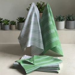 Set kuhinjskih krpa - Dve krpe 50x70cm - Green set ( VLK000114-greenset )