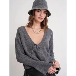MixRay Pulover Pullover temno siva