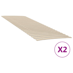 Zamjenske letvice za krevet s 48 letvica 2 kom 70x200 cm