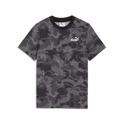 PUMA Essentials Camo Printed Tee Youth, Age, Black, 7-8Y