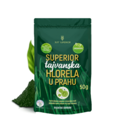 JUST SUPERIOR Tajvanska Hlorela u pragu, Organska, 50 g