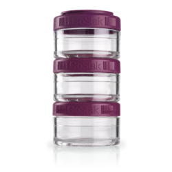 Blender Bottle GoStak™ prošireni set - 3 x 60 ml - Plum