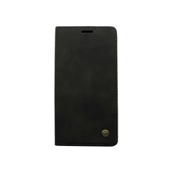 Maska za telefon LEATHER RETRO FLIP za Iphone 11 (6.1), Crna