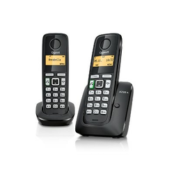 bežični telefon GIGASET A220A Duo Black