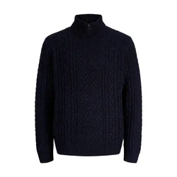 JACK & JONES Pulover JPRBLUCALLUM temno modra