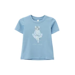 Cat e Lolette Majica Ballerina Cat svetlo modra