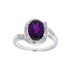 DIAMANT LETERNEL Prstan srebrna