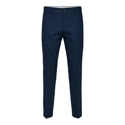 SELECTED HOMME Hlače na rob Oasis, modra