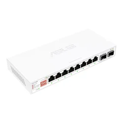 Asus Switch QG-U1080, 8-portni + 2x 10G, Beli