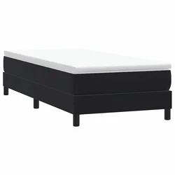vidaXL Box Spring postelja brez vzmetnice črna 80x210 cm Velvet