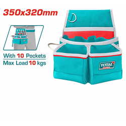 TOTAL Pojas za alat, nosivost 10kg, 10džepova 35x32cm
