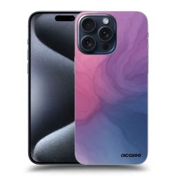 Silikonski črni ovitek za Apple iPhone 15 Pro Max - Silk
