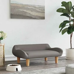 Krevet za pse smeđesivi 70x40x24 cm od tkanine