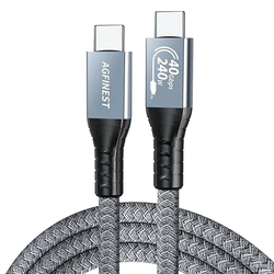 AGFINEST 40 Gbps USB C podatkovni kabel - 1m