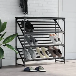 Stalak za cipele crni 90x30x85 cm od konstruiranog drva