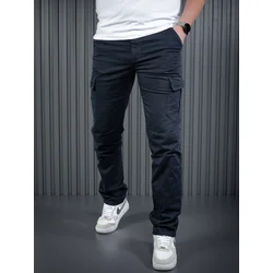 Denistar Muške pantalone 100/2795, Kargo, Teget