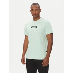 G-Star Raw Majica Old Skool D25967-C812 Zelena Regular Fit
