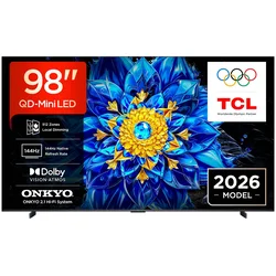Tcl Televizor 98P8L, QD-MiniLED, Crni