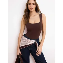 Trendyol Milla Ženski bodi TWOSS24BD00026, Braon