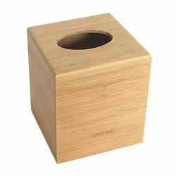 KINGHOFF KH1689 DRŽAČ ZA PAPIR BAMBUS 13.8X13.8X15.6CM