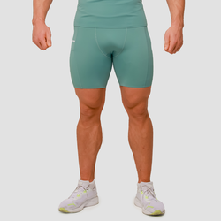 GymBeam Kompresivni šorc Mid Blue