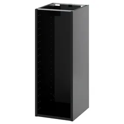METOD Podni element, Crnosiva, 30x37x80 cm