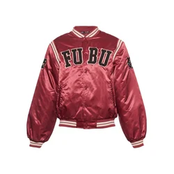 FUBU Prehodna jakna češnjevo rdeča/črna/bela