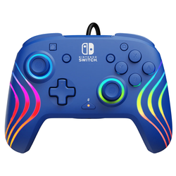 Nintendo Switch Afterglow Wave Wired Controller Blue