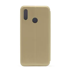 Maska za telefon ROYAL FLIP COVER za Huawei P Smart (2019), Zlatna