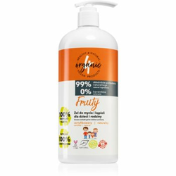 Prirodni gel za tuširanje sa osvežavajućom aromom voća za decu i porodicu Fruity family 4organic 1000ml