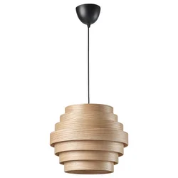 DYKARKLOCKA / HAVSDJUP Visilica, belo b. hrastov furnir/crna, 40 cm