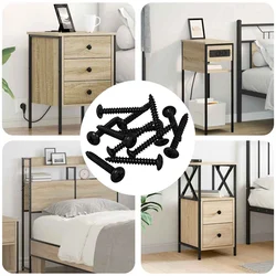 Čavao s Navojem 8219 pcs Crna Čelik