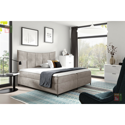 Boxspring postelja Bergamo - 140x200 cm