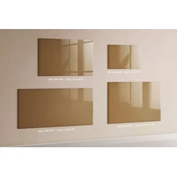tulup.si Magnetna tabla Temno bež barva 40x60 cm