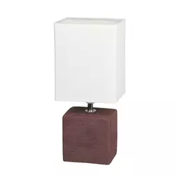 Stona lampa Orlando keramicka wenge E14 40W