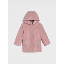 Sinsay - Dugi kaput s kapuljačom - pastelno roze