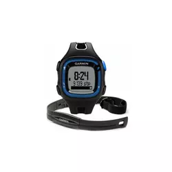 GARMIN fitness GPS sat FORERUNNER 15 HRM, (010-01241-50), crno-plavi