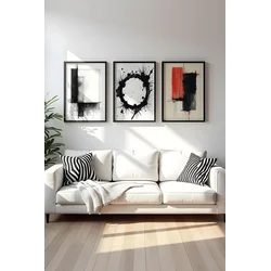 Wallity Uramljena slika Huhu426, 50x70 cm , 3 dela