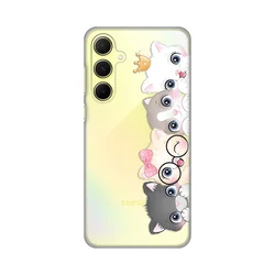 Torbica Silikonska Print Skin za Samsung A556B Galaxy A55 5G Cats