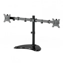 MS-D2ST-02 Gembird Duplo Stono postolje za monitor (rotiranje, naginjanje, okretanje), 13-32 max.8KG