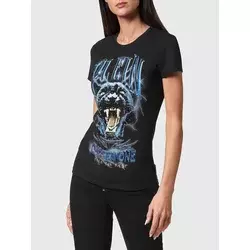 Philipp Plein Ženska majica kratkih rukava FABCWTK2576PJY002N-02, Crna