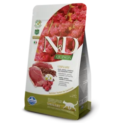 N&D Quinoa hrana za mačke - Urinary Duck Cranberry & Chamomille 1.5kg